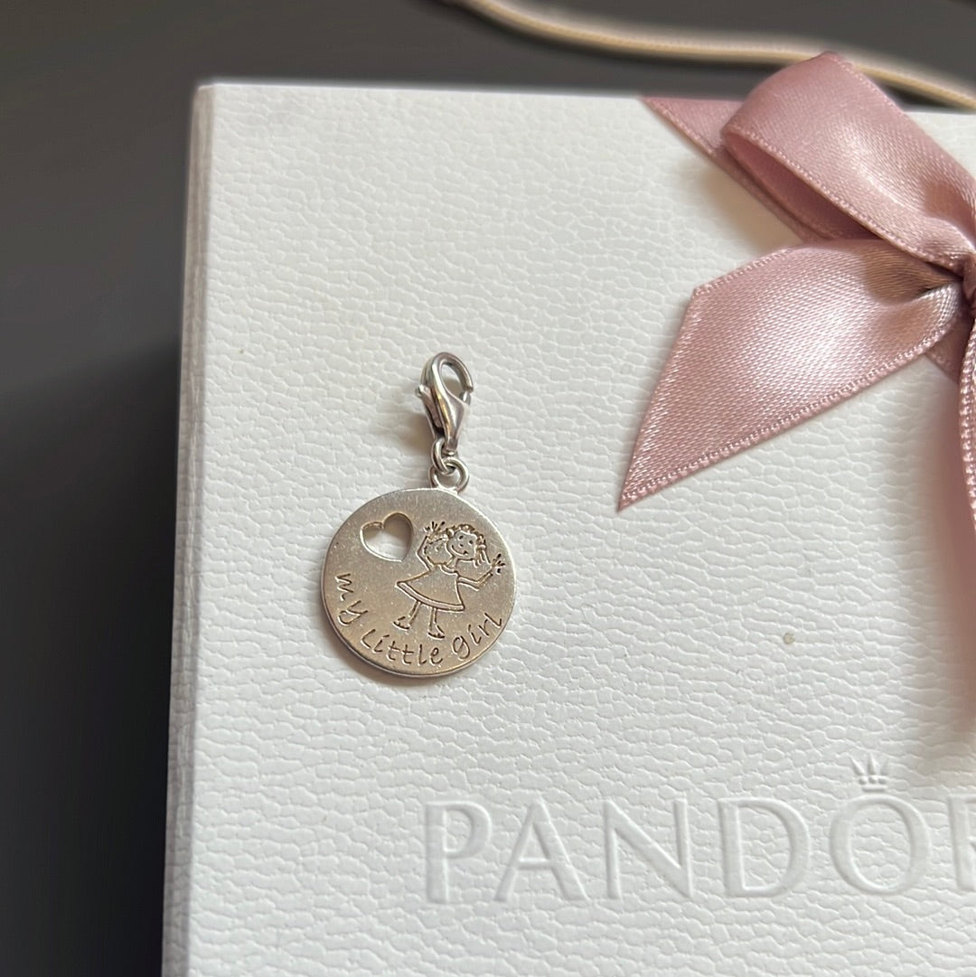 Genuine Thomas Sabo Heart My Little Girl Clip Charm