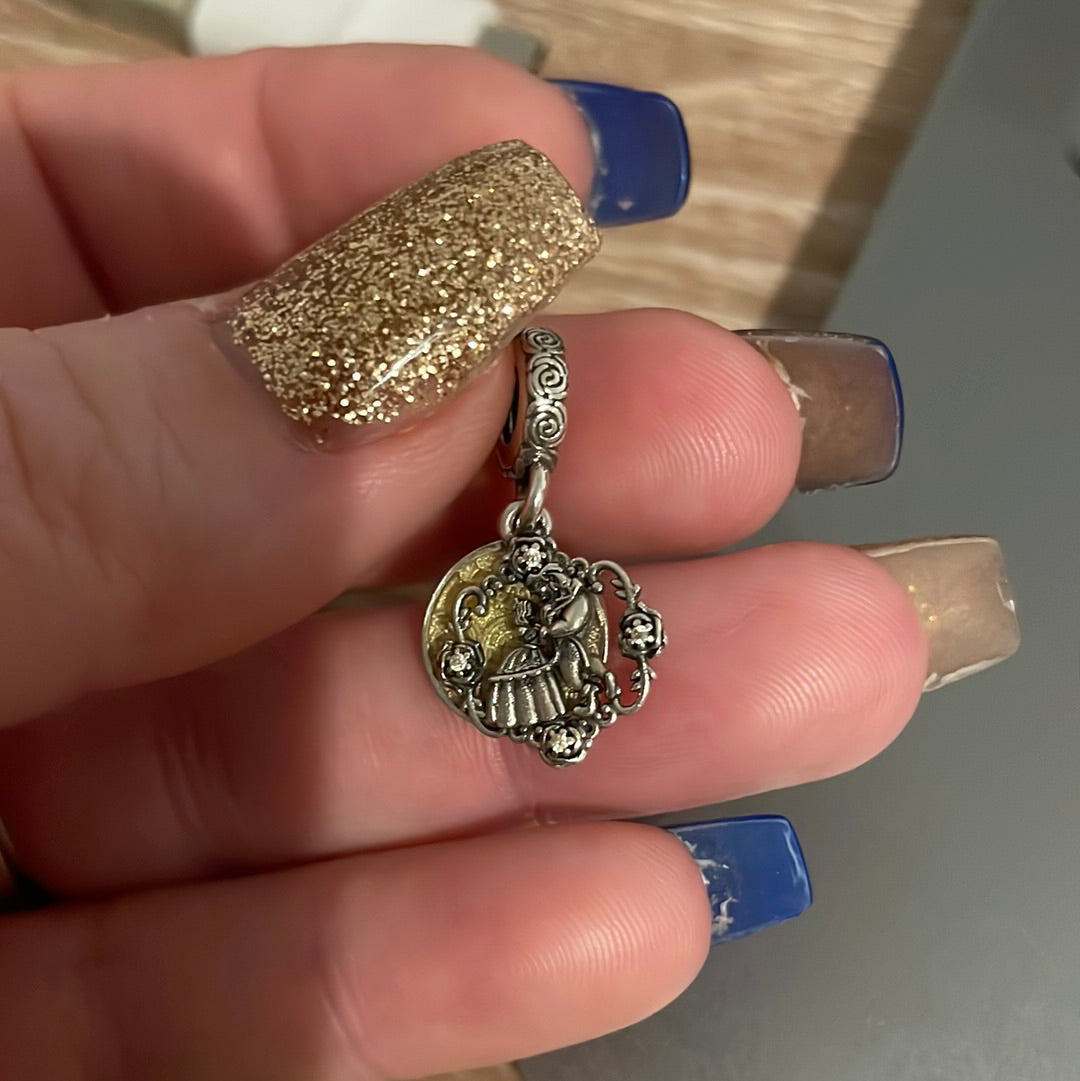 Genuine Pandora Disney Beauty and the Beast Dance Charm