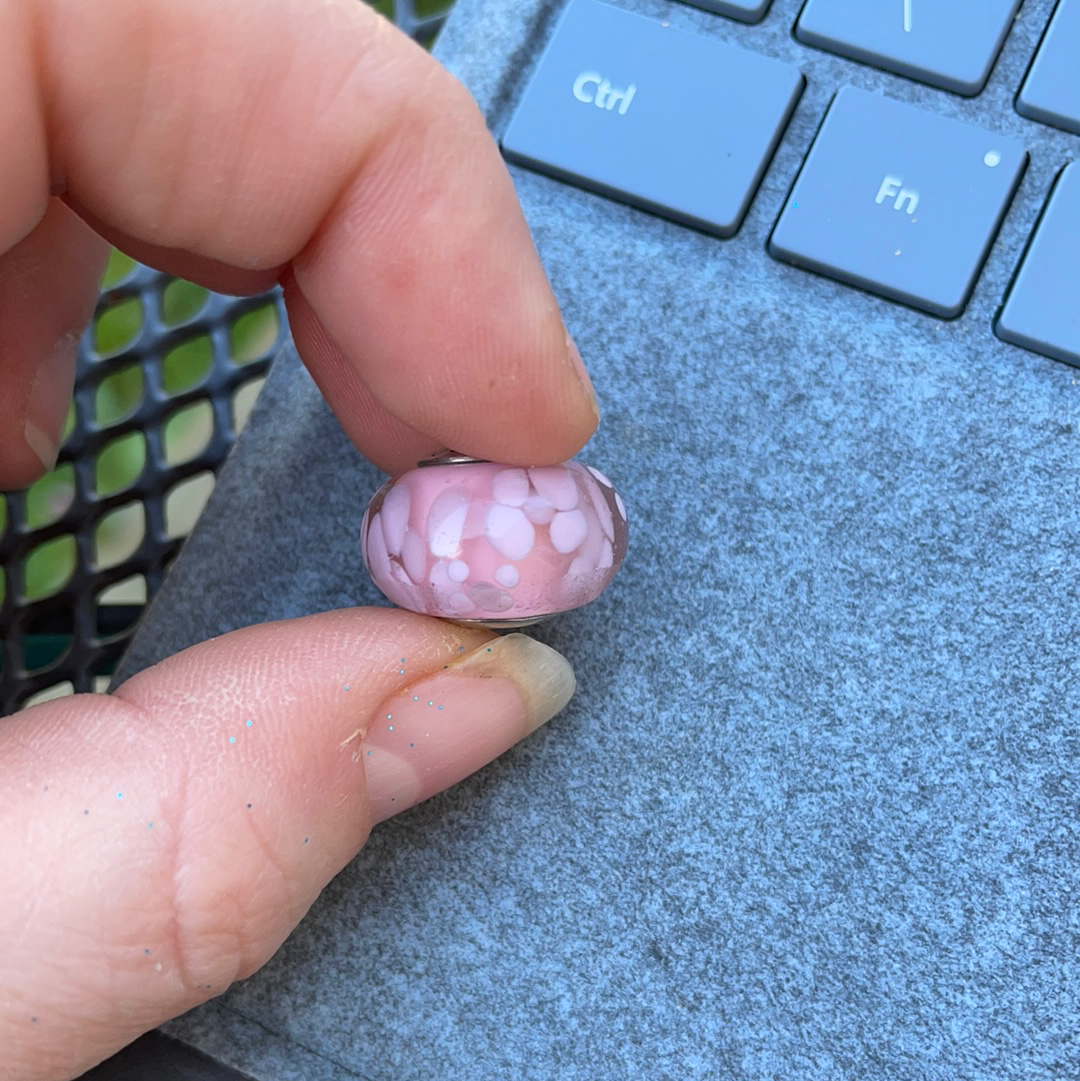 Genuine Pandora Giant XL Pink Blossom Flowers Large and Heavy and Retired