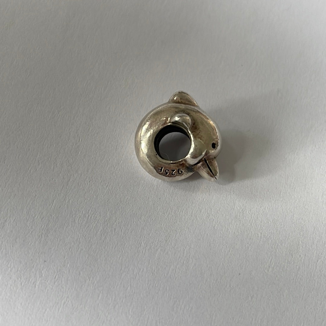 Genuine Chamilia Dolphin Animal Charm