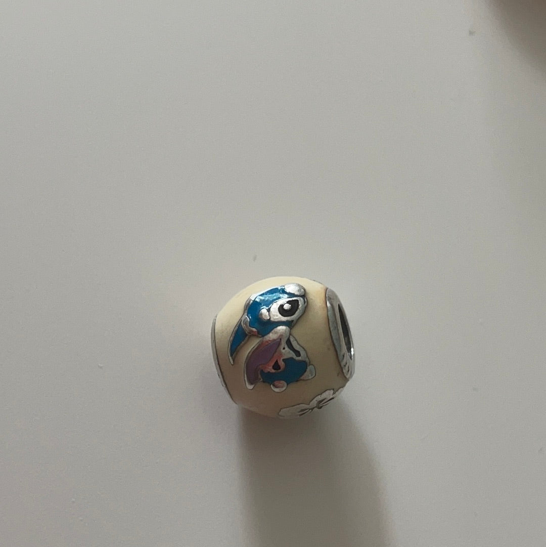Genuine Pandora Disney Lilo and Stitch Charm Enamel Ball Ohana