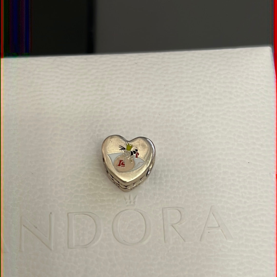 Genuine Pandora Disney Parks Exclusive Queen of Hearts Enamel Pave Charm