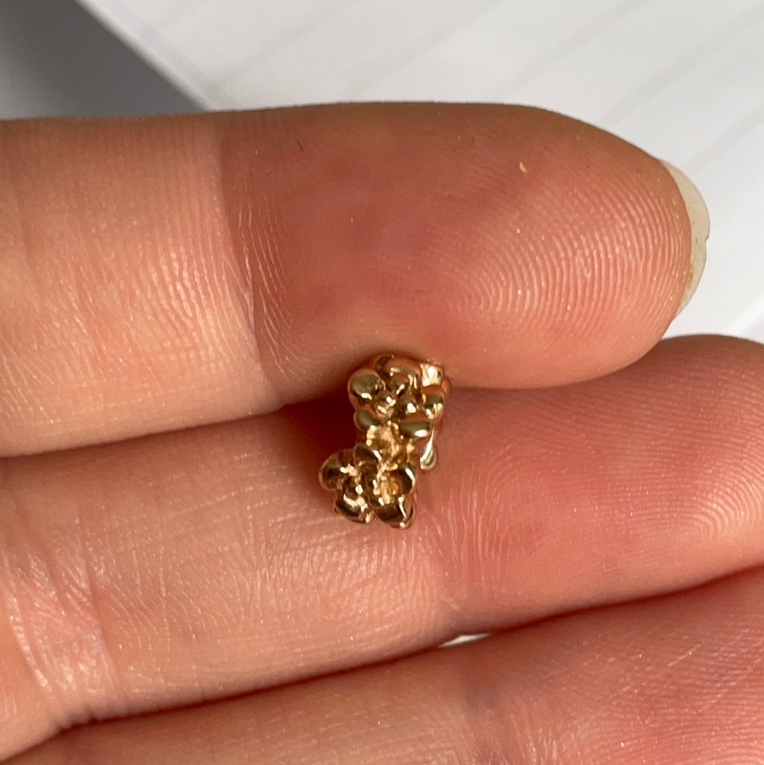 Genuine Pandora Solid 14ct Gold Ring of Flowers Large Spacer Charm HTF