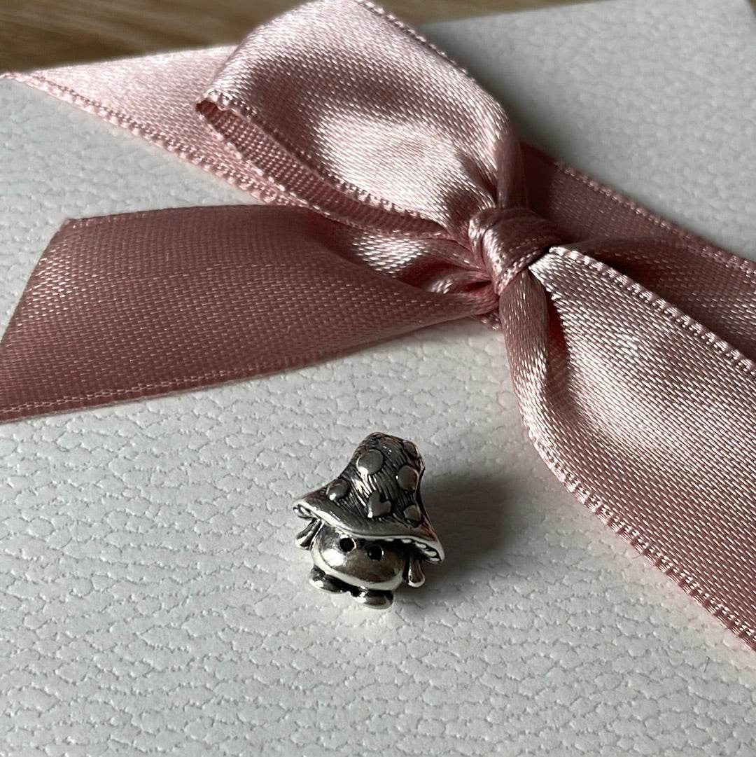 Genuine Pandora Cute Mushroom Charm