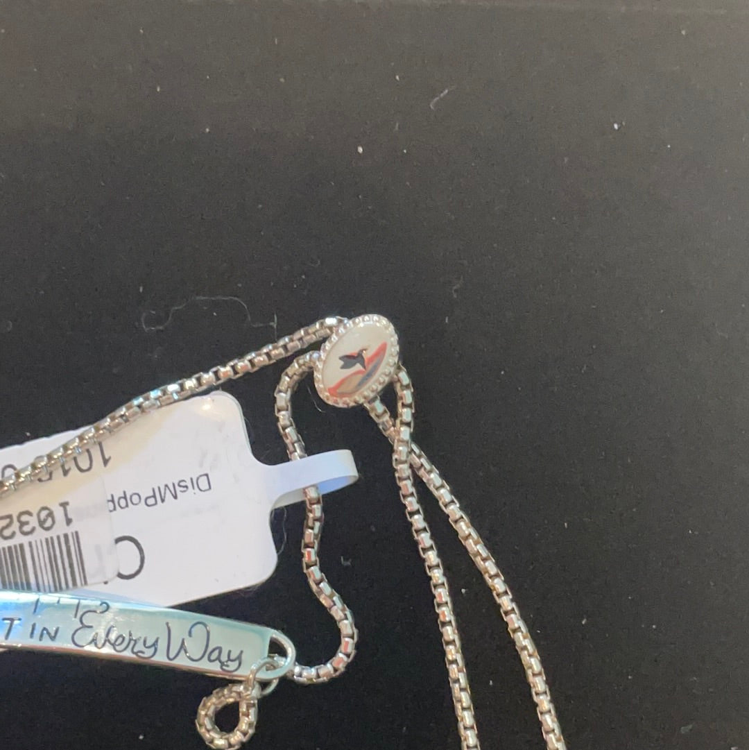 Genuine Chamilia Brand New in Box Disney Mary Poppins 'Practically Perfect in everyway' Tape Measure Tennis Bracelet