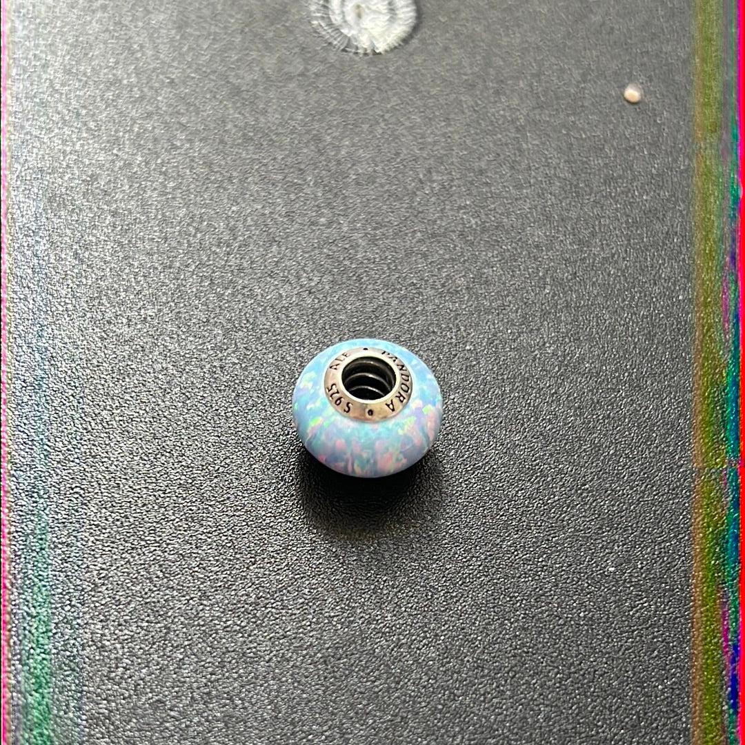 Genuine Pandora Beautiful Opal Murano Charm