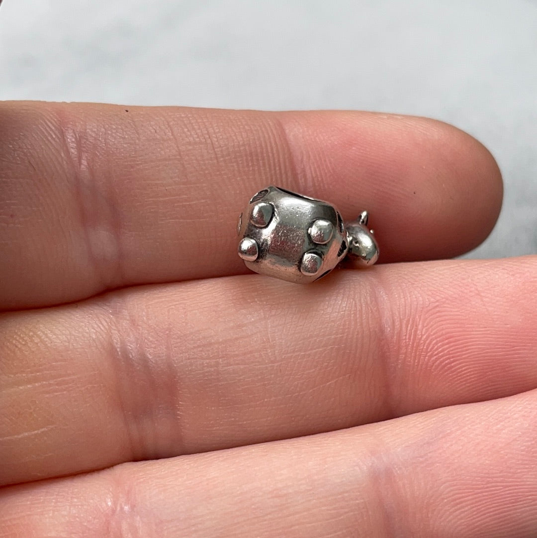 Sterling Silver Giraffe Animal Charm