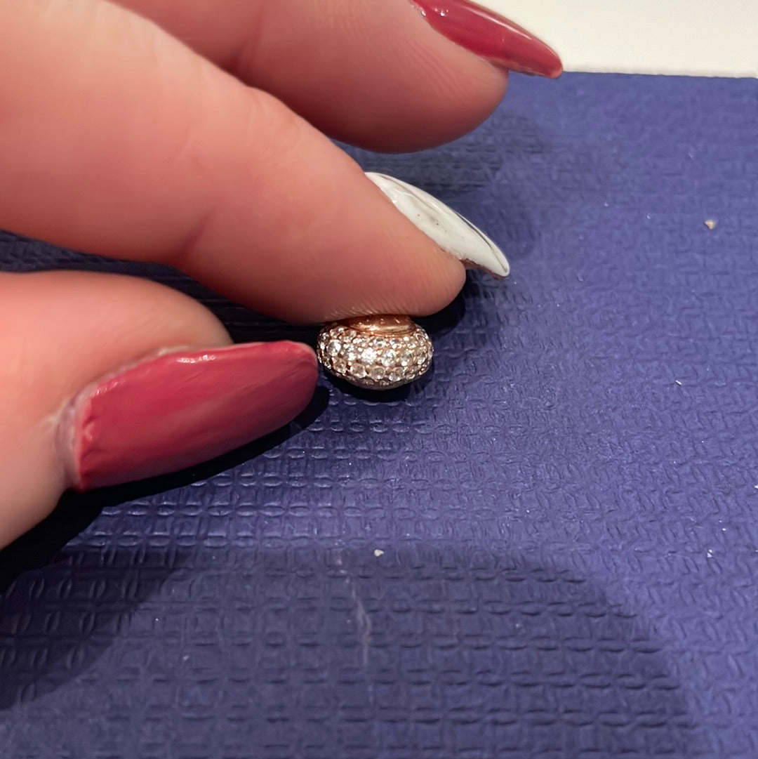 Genuine Pandora Essence Rose Gold Confidence Charm