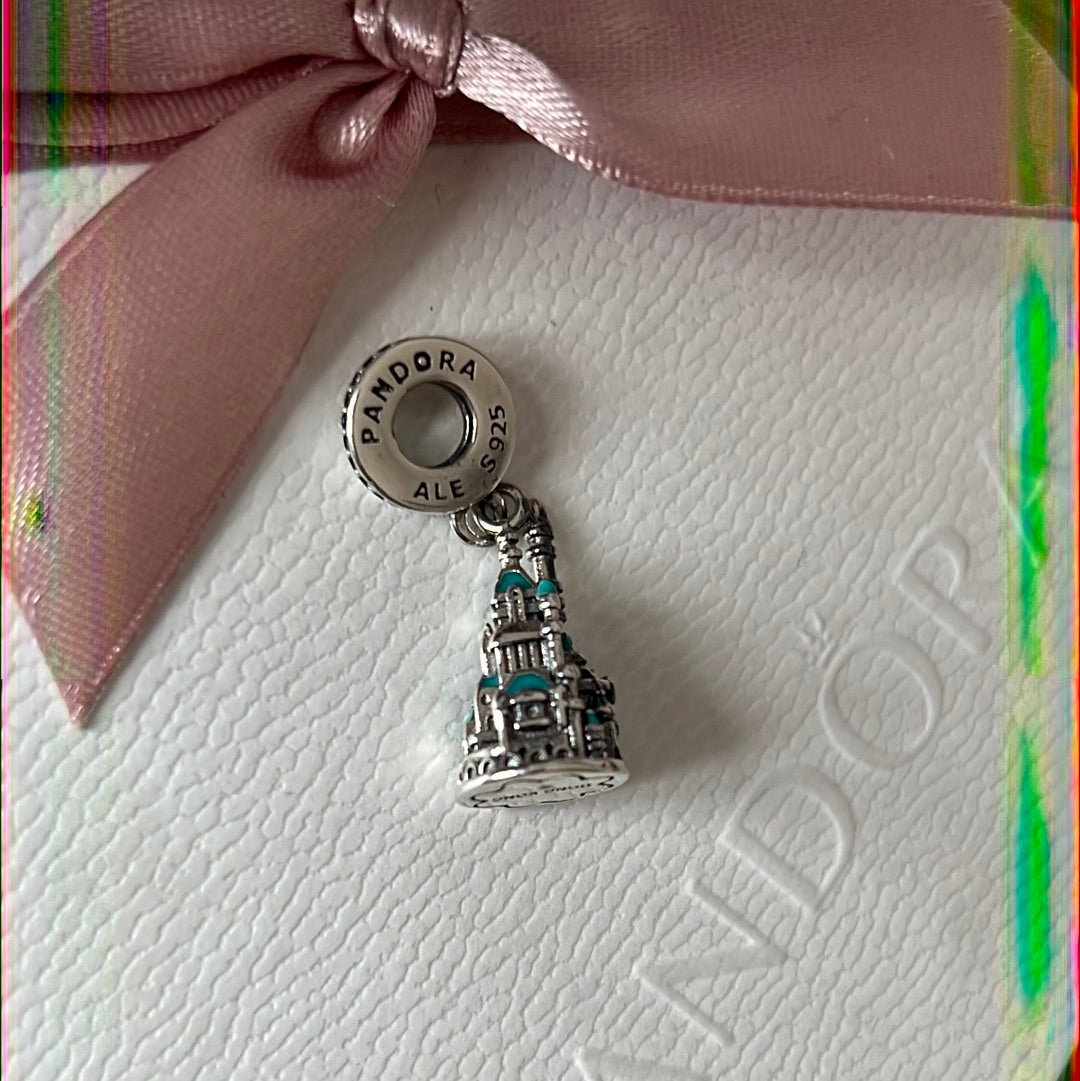 Unbranded Hong King Disney Castle Dangle Charm Disney
