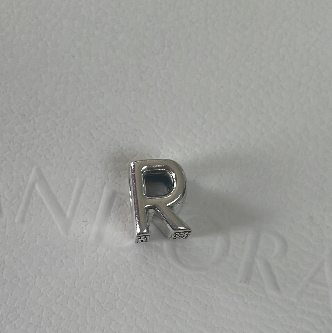 Genuine Pandora Letter Charm With Hearts R