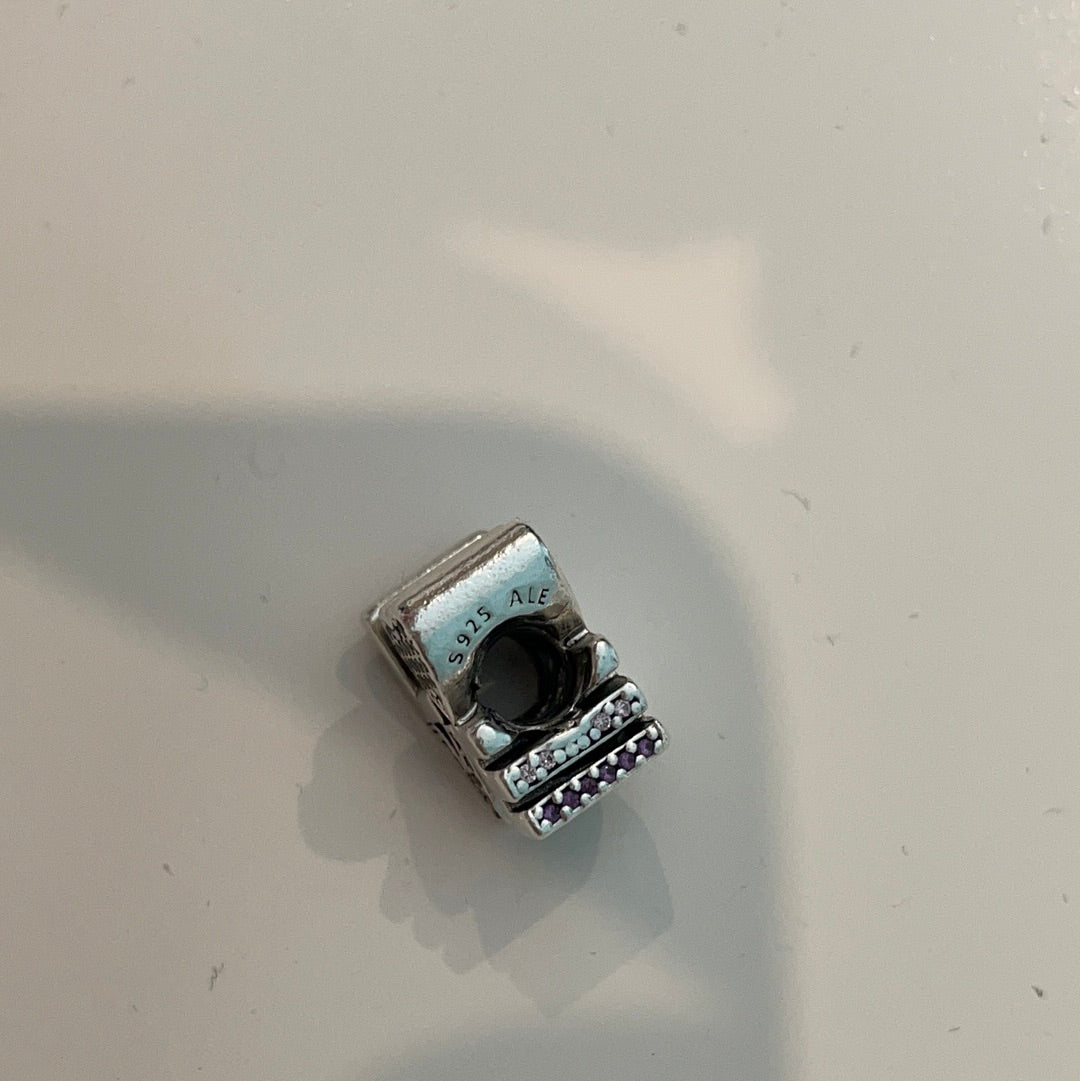 Genuine Pandora LOVE With Rainbow Pave Charm