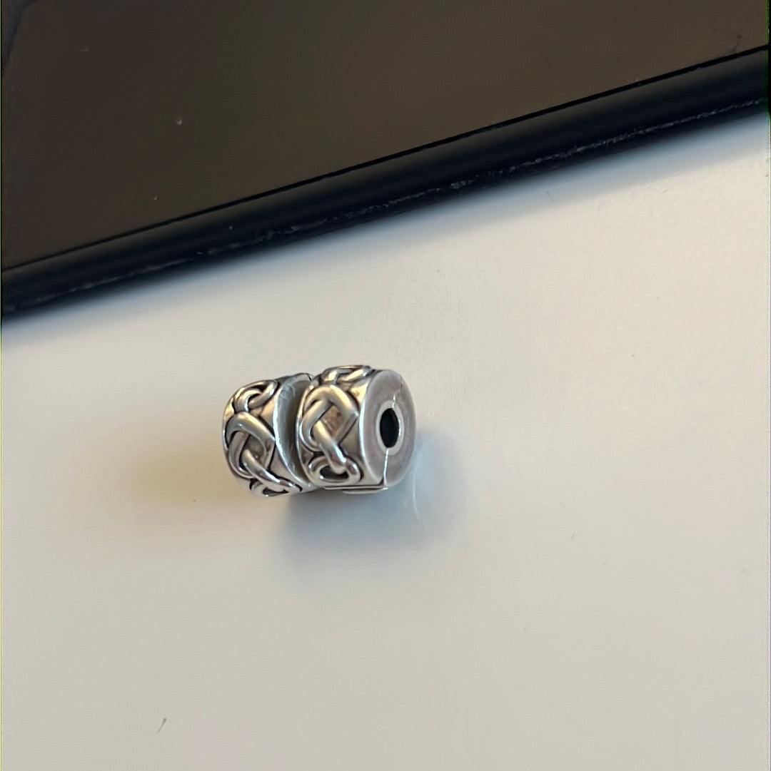 Genuine Pandora Knotted Twisted Heart Clips Choose Metal