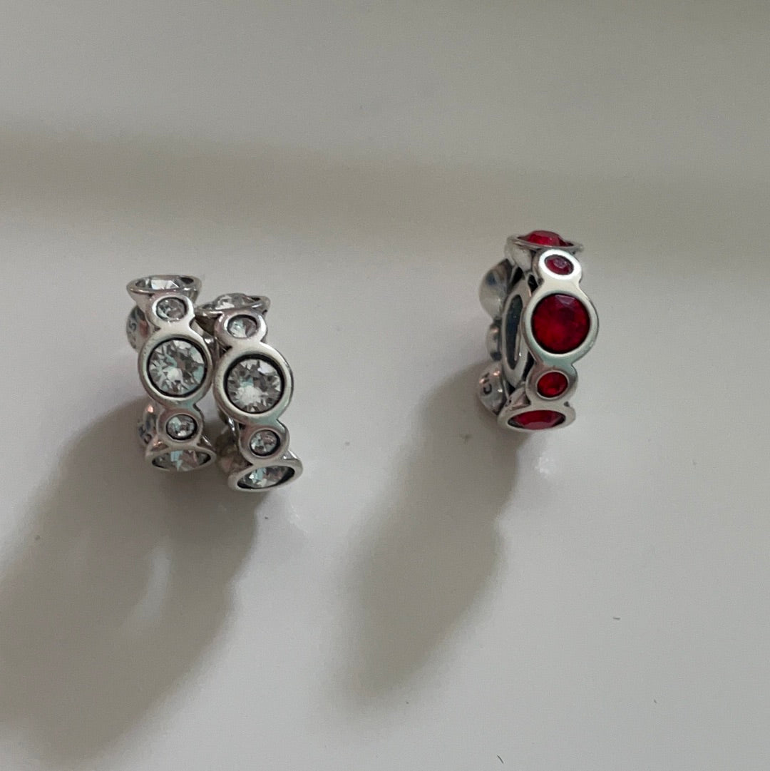 Genuine Chamilia Beautiful Dotted Stone Spacer Charm in Different Colours