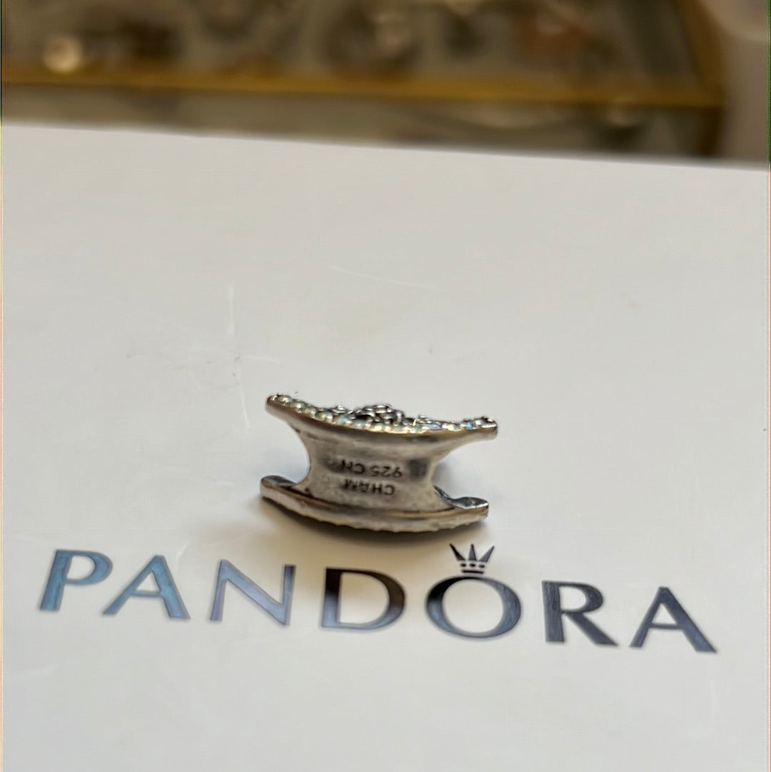 Genuine Chamilia Pave Unicorn Rocking Horse Charm