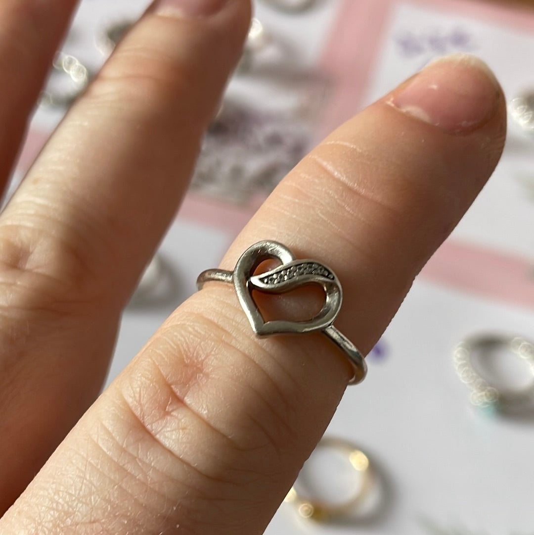 Genuine Pandora Clear CZ  Pave Ring 52