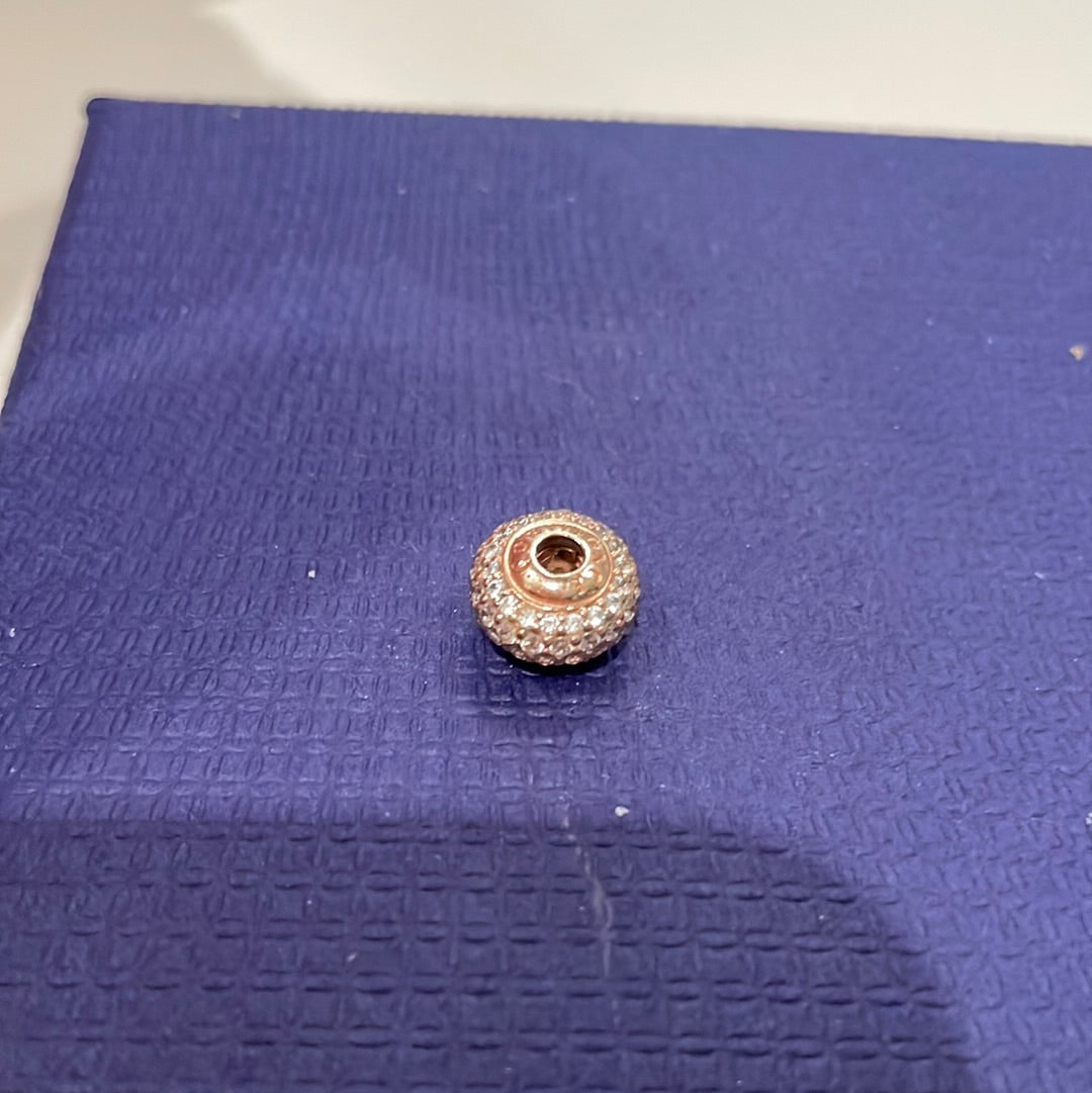 Genuine Pandora Essence Rose Gold Confidence Charm