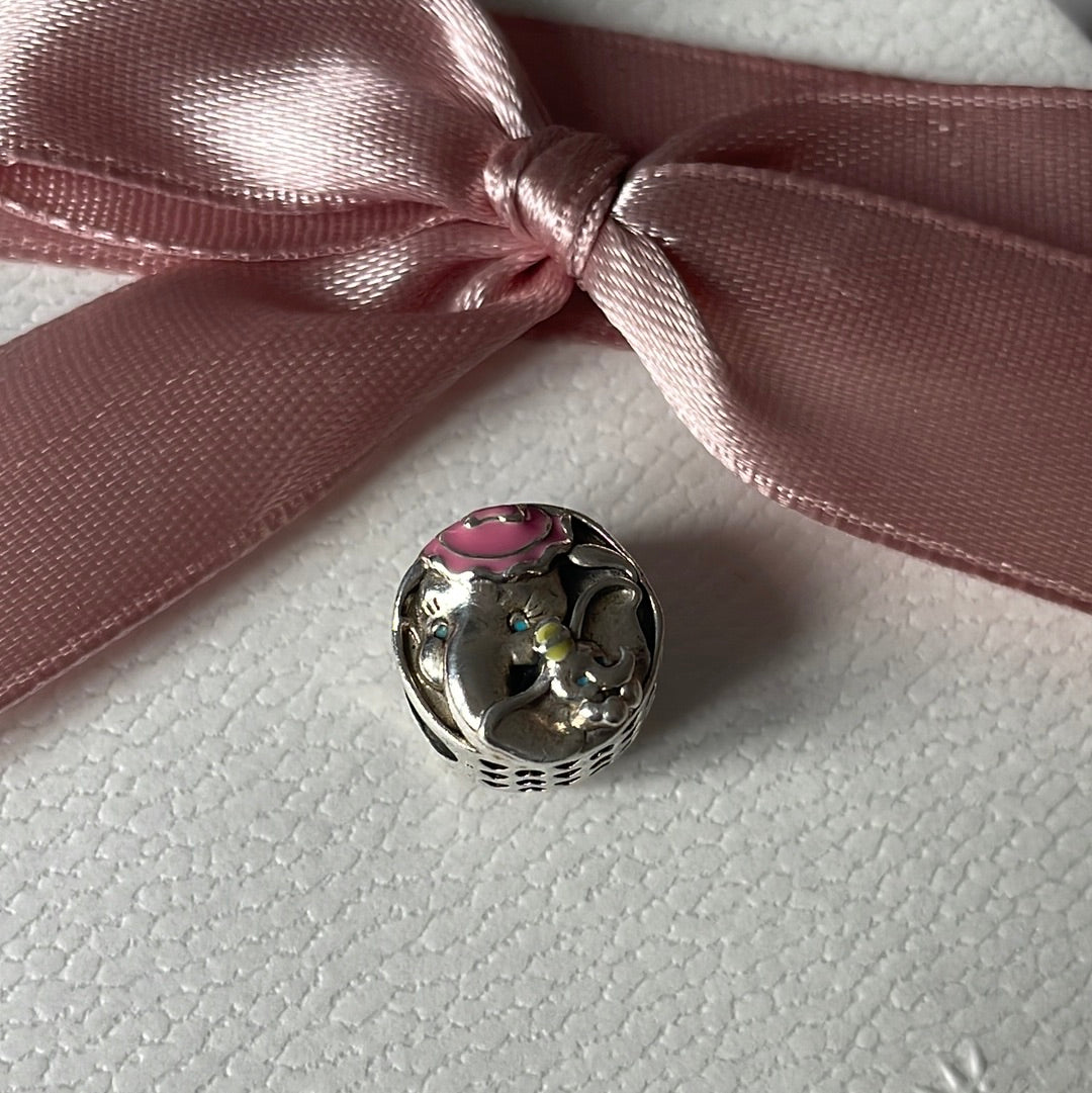 Genuine Pandora Disney Dumbo and Mum Precious Love Charm