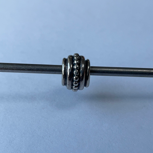 Genuine Pandora Dotted Line Retired Silver Charm