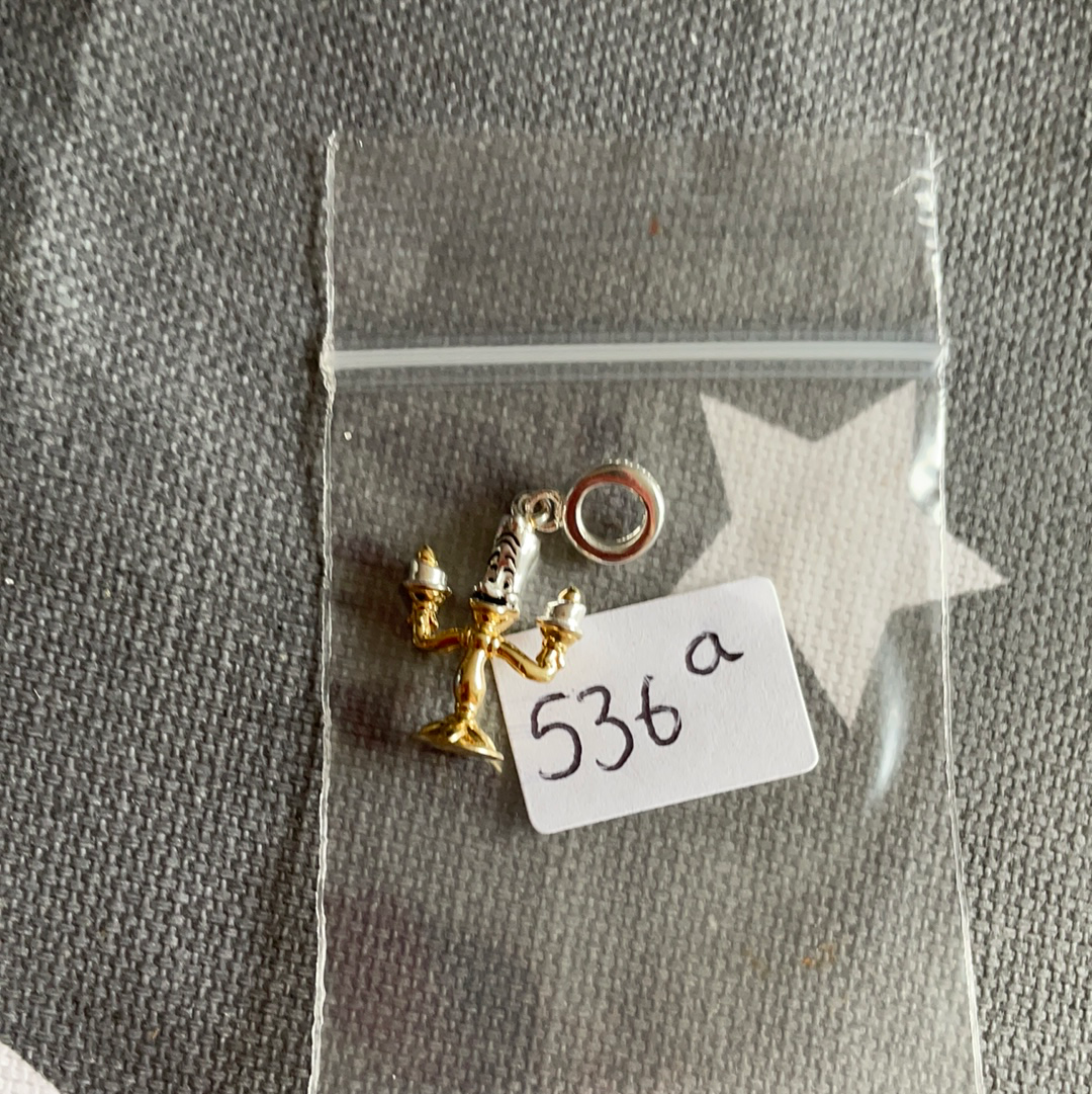 Genuine Chamilia Disney Lumiere Beauty and the Beast Two Tone Charm