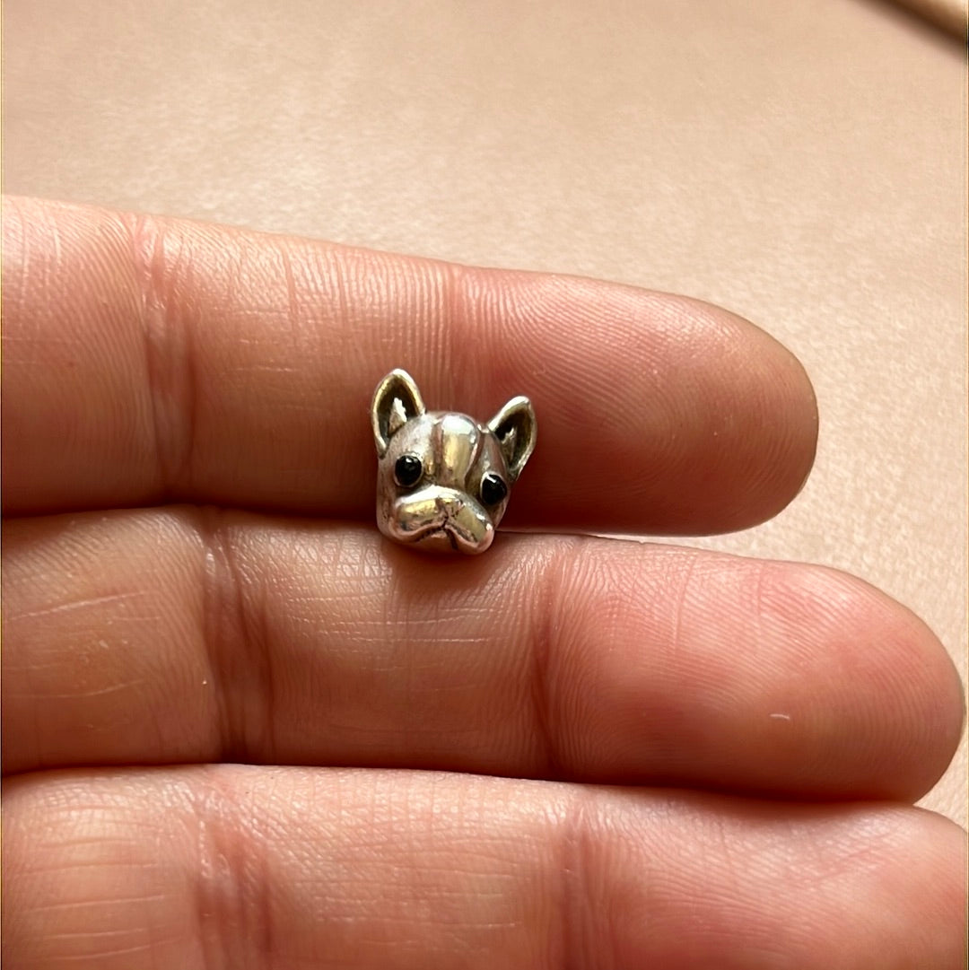 Genuine OHM Dog Face Animal Charm