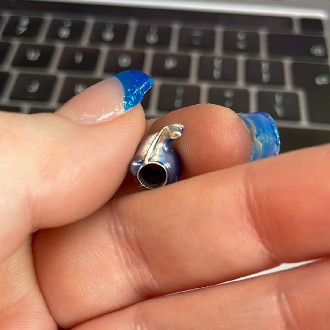 Genuine Pandora Narwhal Whale Enamel Summer Blue Charm