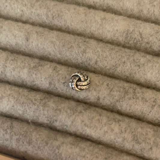 Genuine Pandora Pave Knot Petite Charm