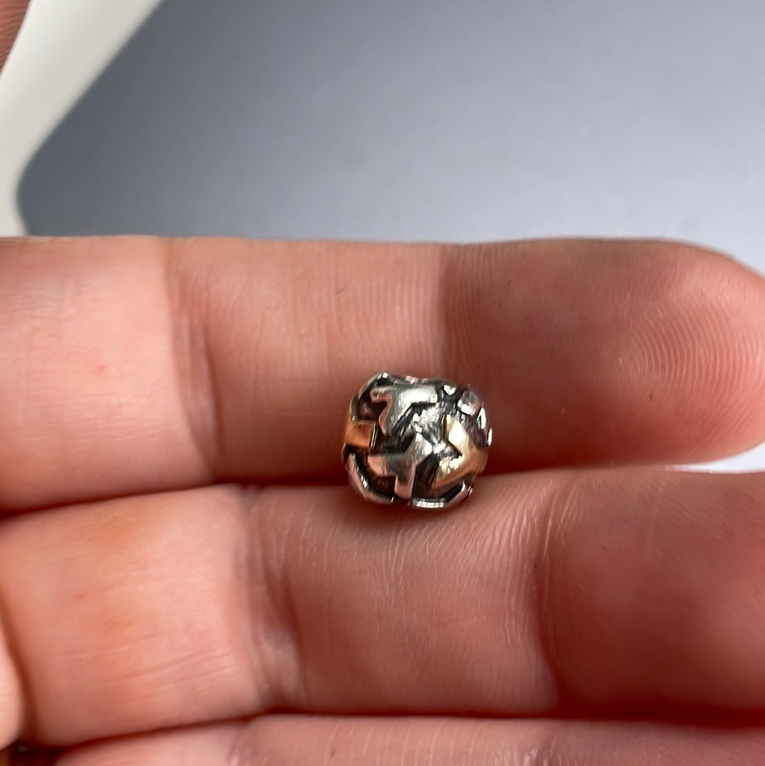 Genuine Pandora Retired Two Tone Letter Y