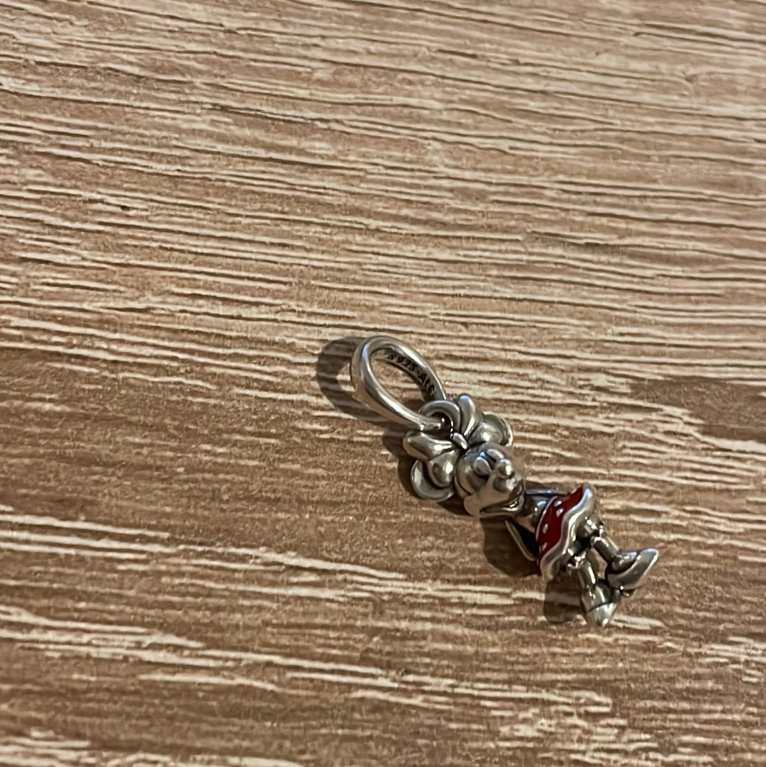 Genuine Pandora Disney Minnie Mouse Dangle Enamel Pendant  Charm