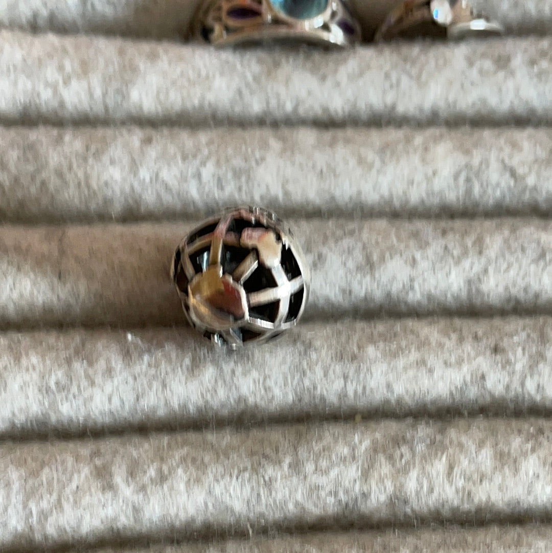 Genuine Trollbeads Big World Earth Globe Charm