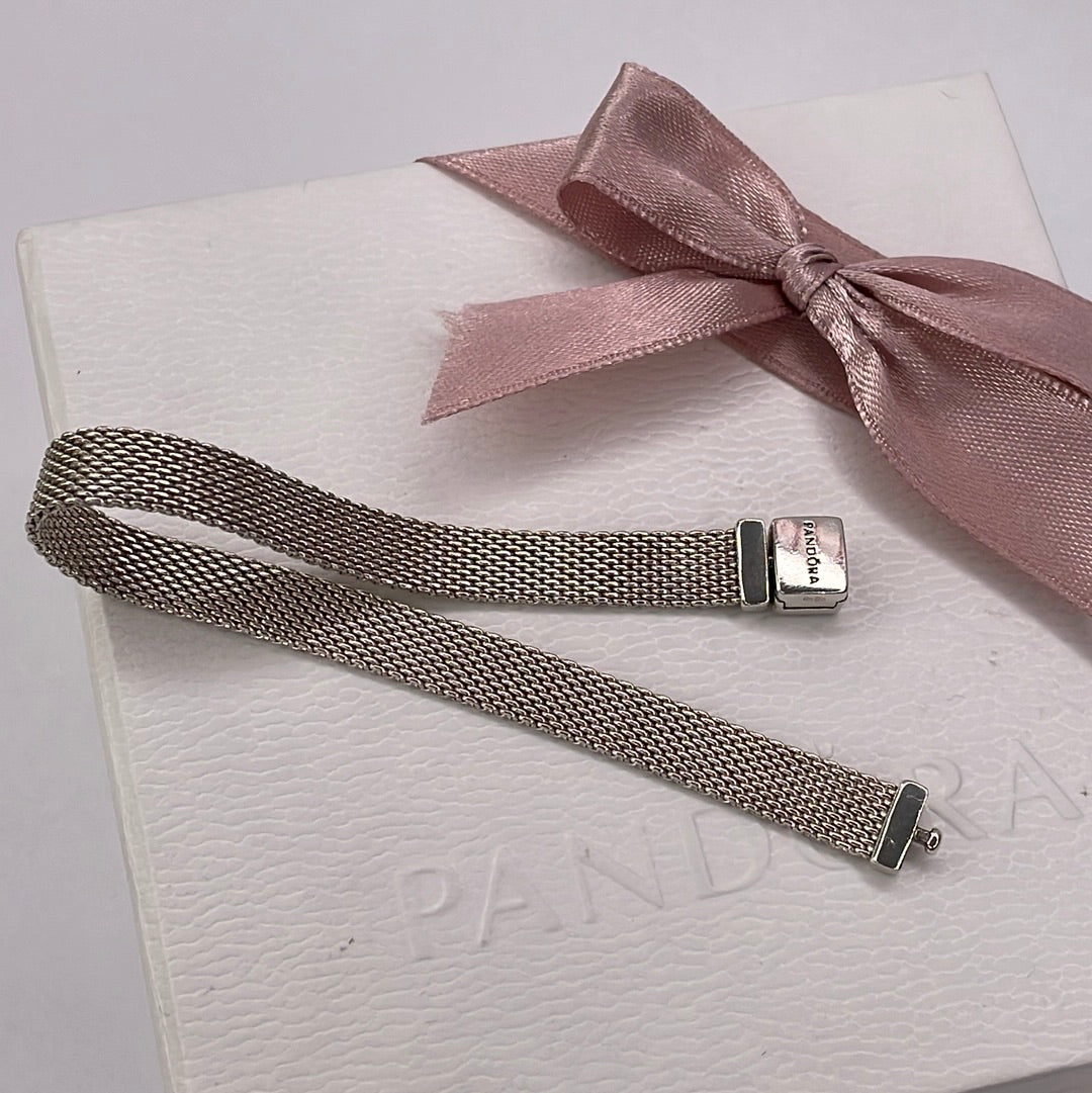 Genuine Pandora Reflexions Mesh Flat Bracelet Size