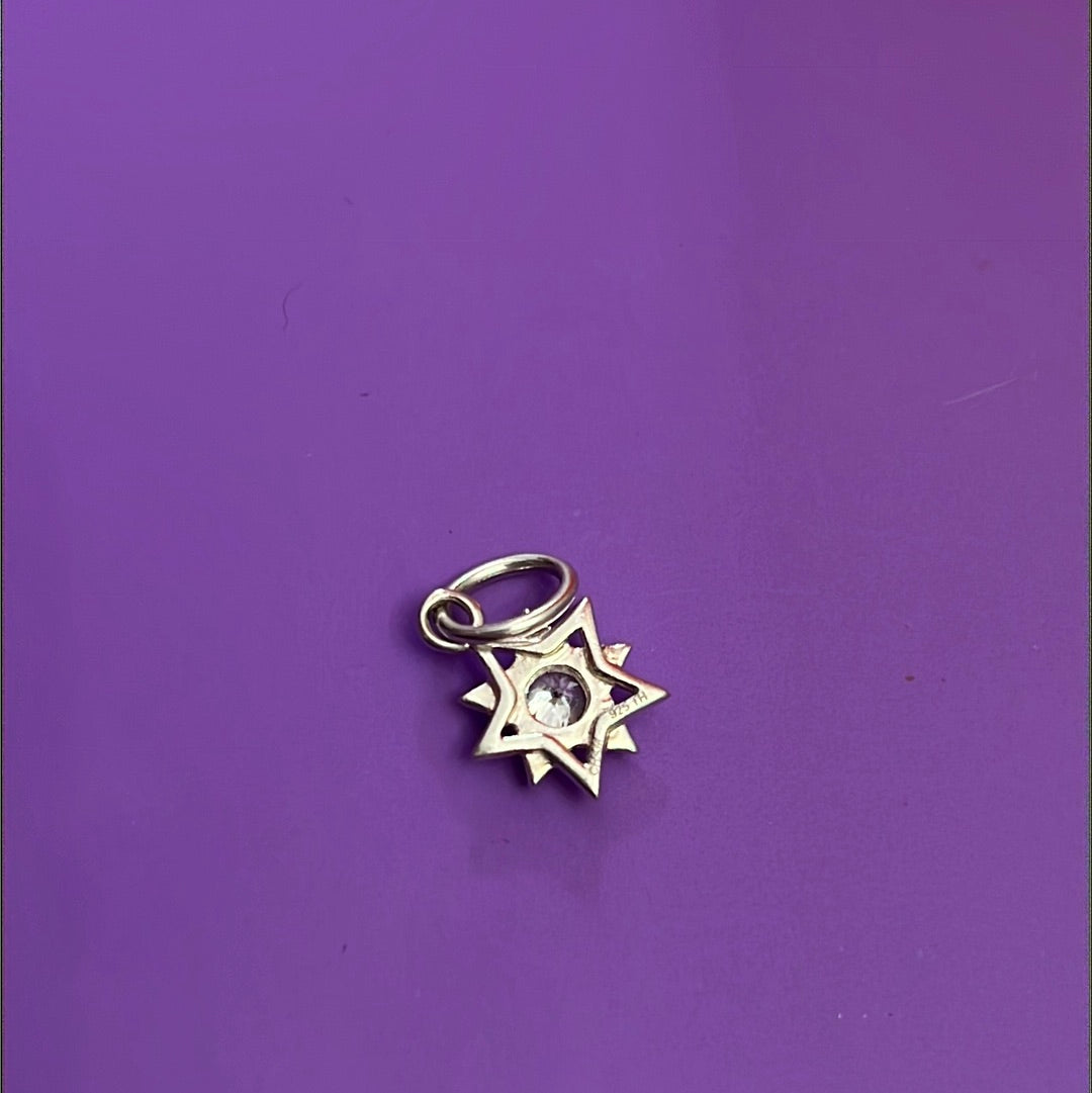 Genuine Chamilia Little Star CZ Dangle Charm