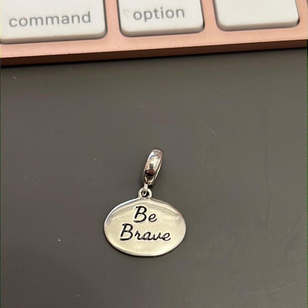 Genuine Chamilia Be Brave Dangle Charm