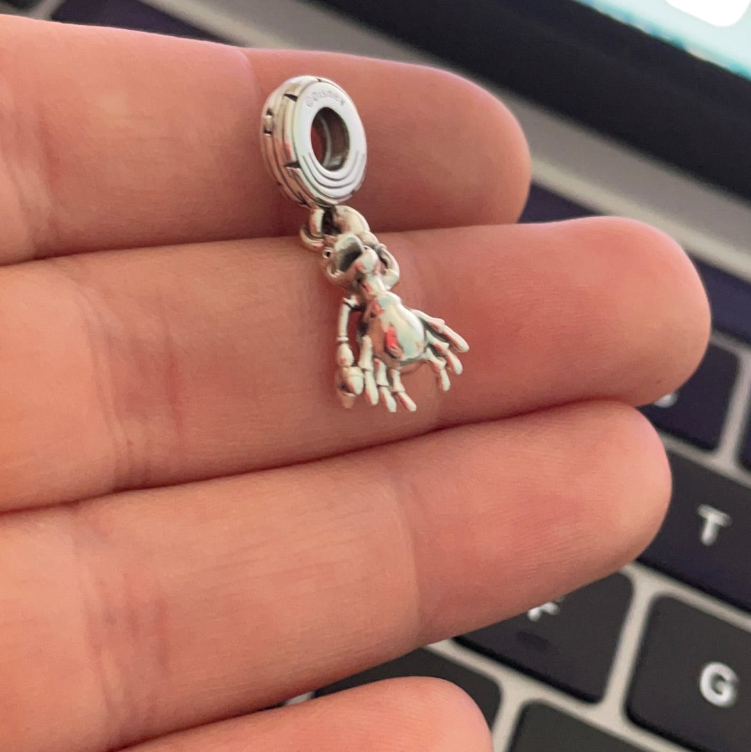 Genuine Pandora Little Mermaid Sebastian Crab Dangle Charm