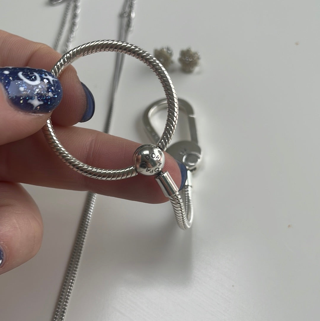 Genuine Pandora Large Keychain Key Ring Bag Clip SOLD OUT ONLINE