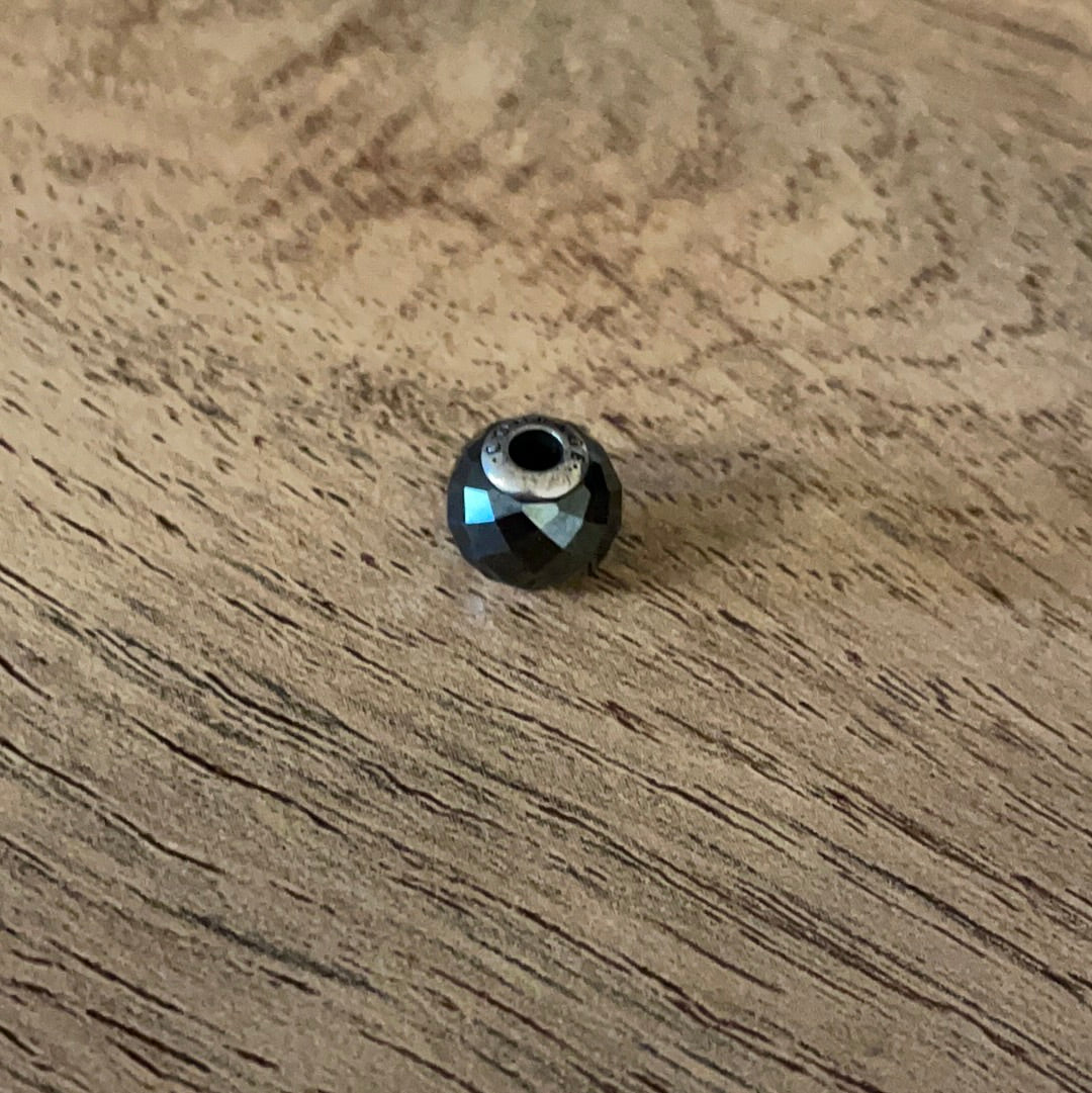 Genuine Pandora Essence Courage Grey Hematite RARE HTF