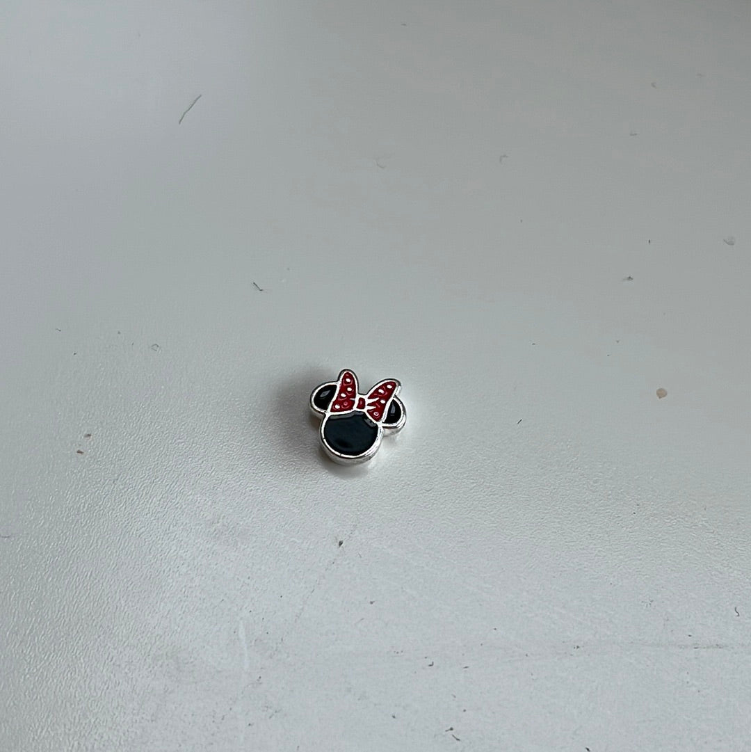 Genuine Pandora Petite Disney Minnie Enamel Memory Locket Charm