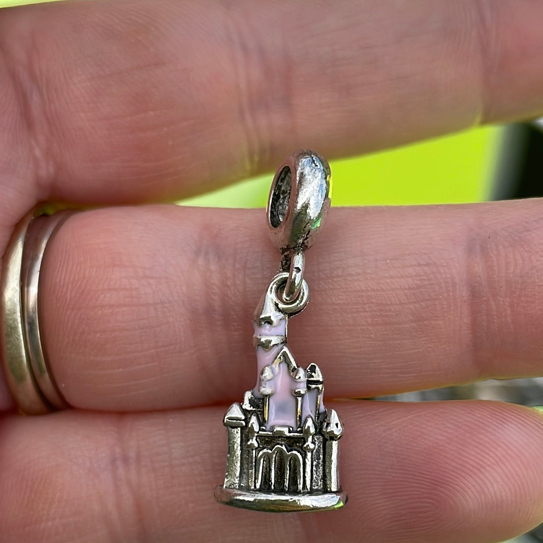 Sterling Silver Disney Parks Enamel Castle