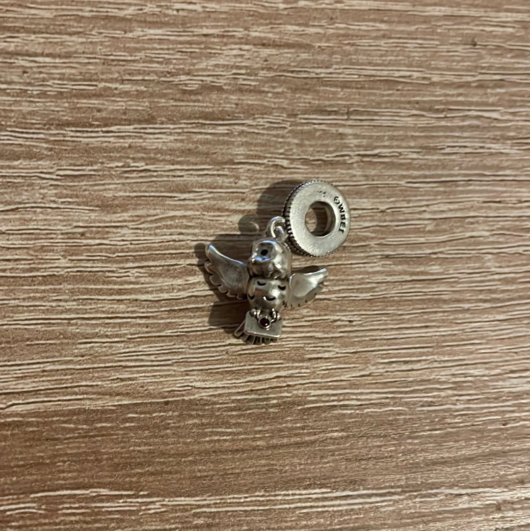 Genuine Pandora Harry Potter Hedwig Owl with Letter Charm