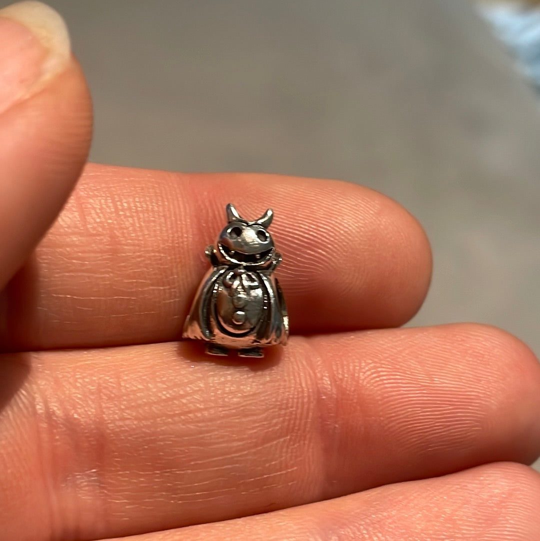 Genuine OHM Beads Dracula cute Monster Halloween Charm