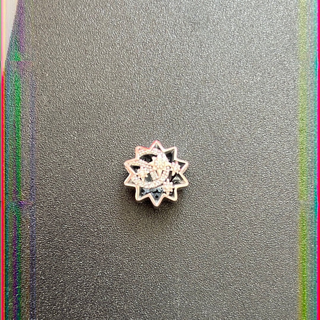 Genuine Pandora Disney Cinderella Pave “When you wish upon a star” Sparkle Charm