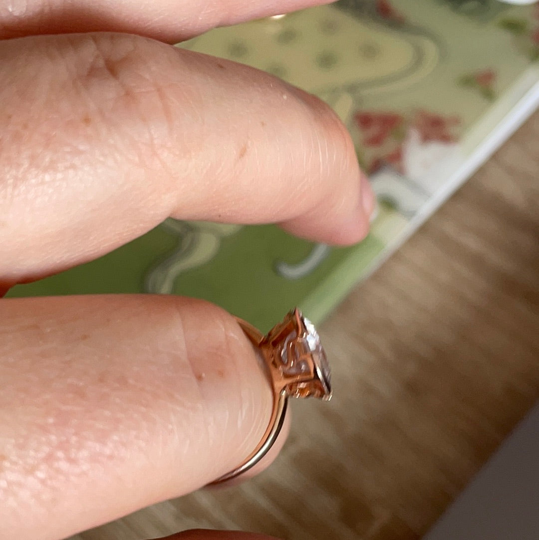 Thomas Sabo Rose Gold Clear Stone CZ Eternity Ring Size 54 VARIOUS STYLES
