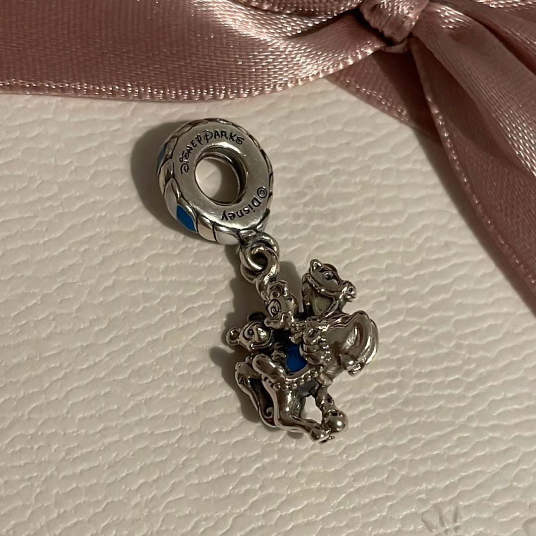 Genuine Pandora Disney Parks Exclusive Minnie and Mickey Carousel Charm Horse