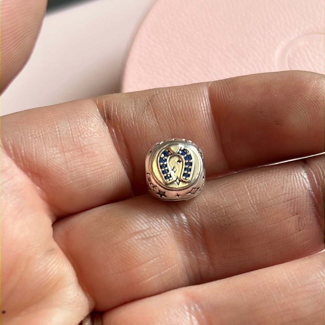 Genuine Pandora Lucky Charm Ladybird, Horseshoe and Clover