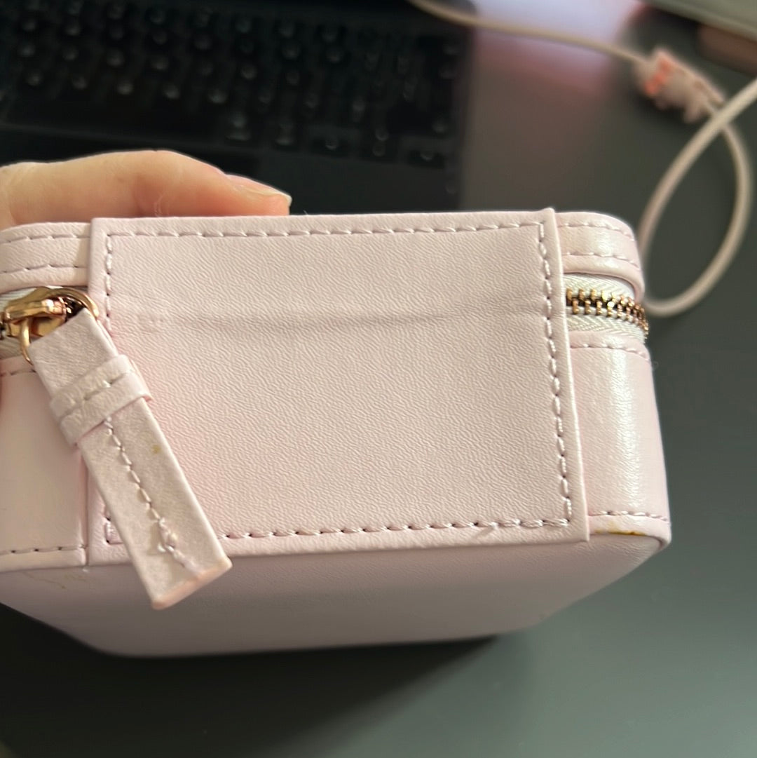 Genuine Pandora 2017 Mother’s Day Square Pink Travel Jewellery Storage Box