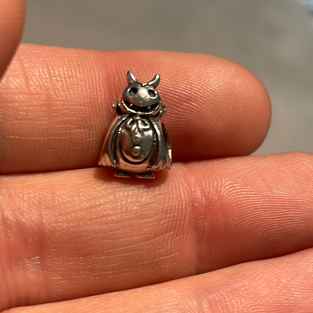 Genuine OHM Beads Dracula cute Monster Halloween Charm