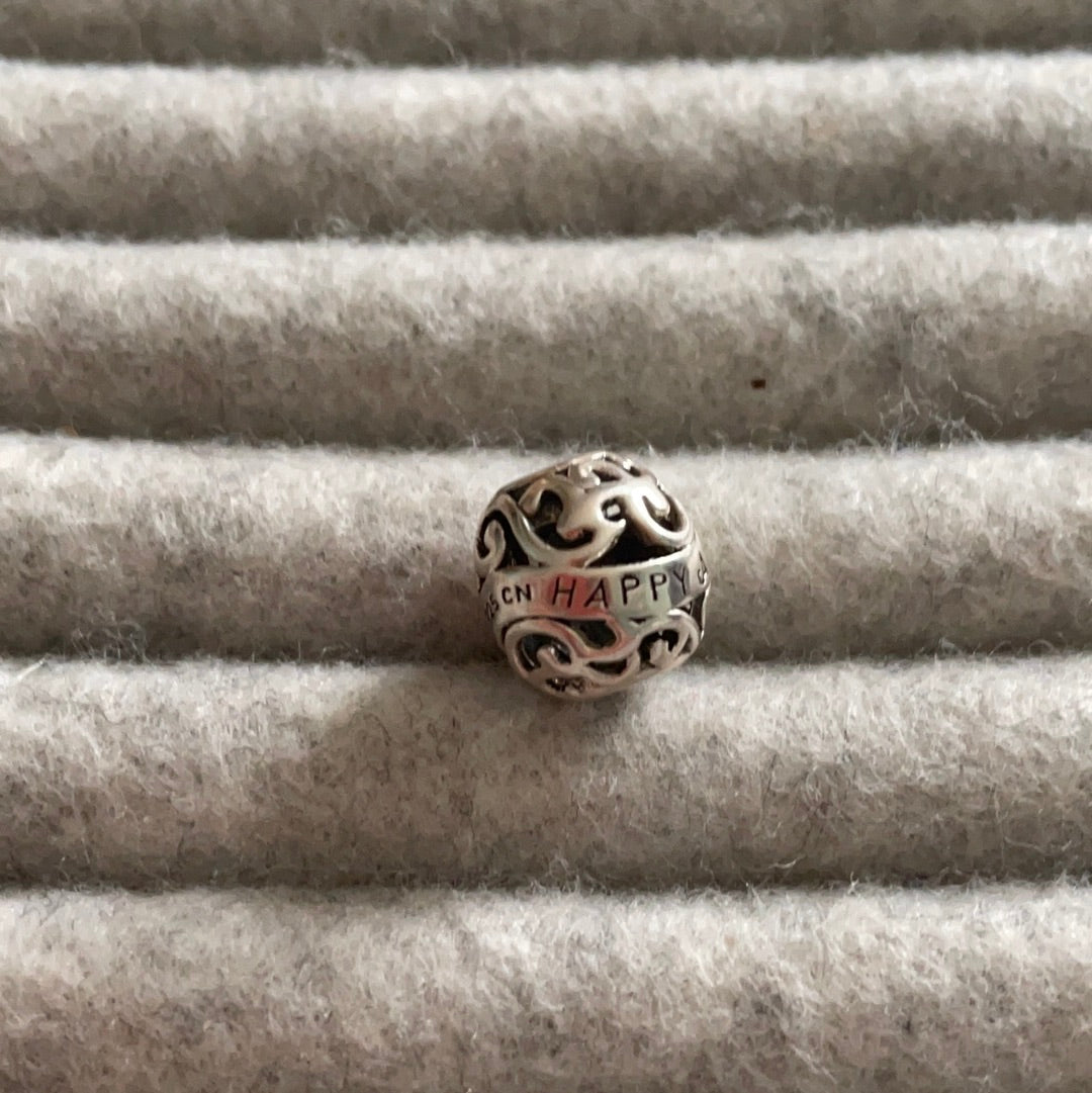 Genuine Chamilia Happy Anniversary Openwork Charm