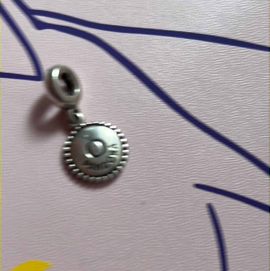 Genuine Pandora RARE HTF ST KITTS Dangle Travel Charm