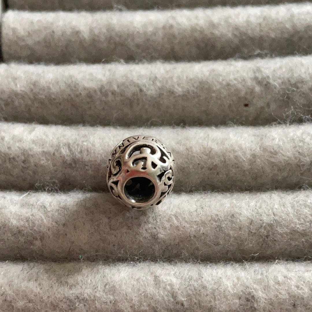Genuine Chamilia Happy Anniversary Openwork Charm