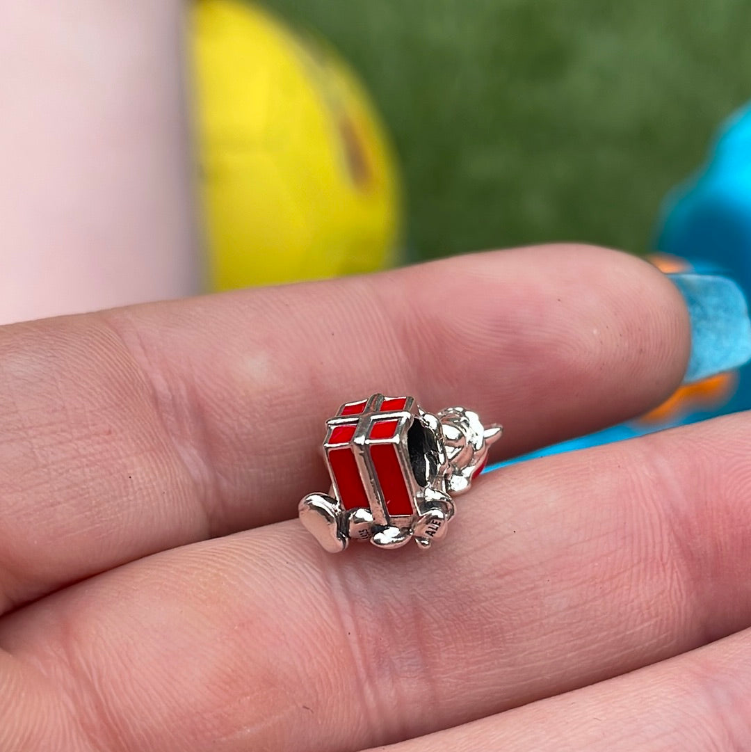 Genuine Pandora Mickey and Minnie Christmas Enamel Disney Charm