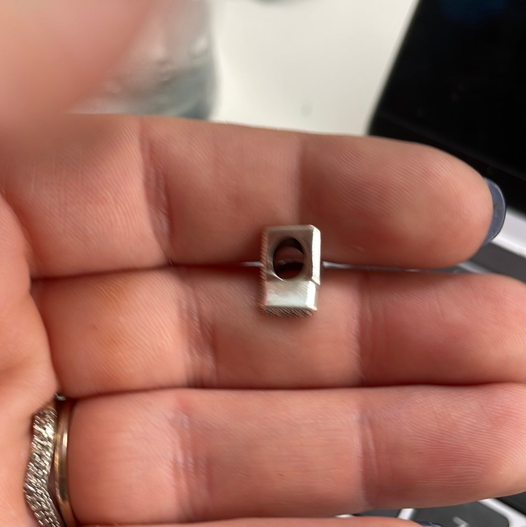 Genuine Pandora Letter Charm With Hearts Y